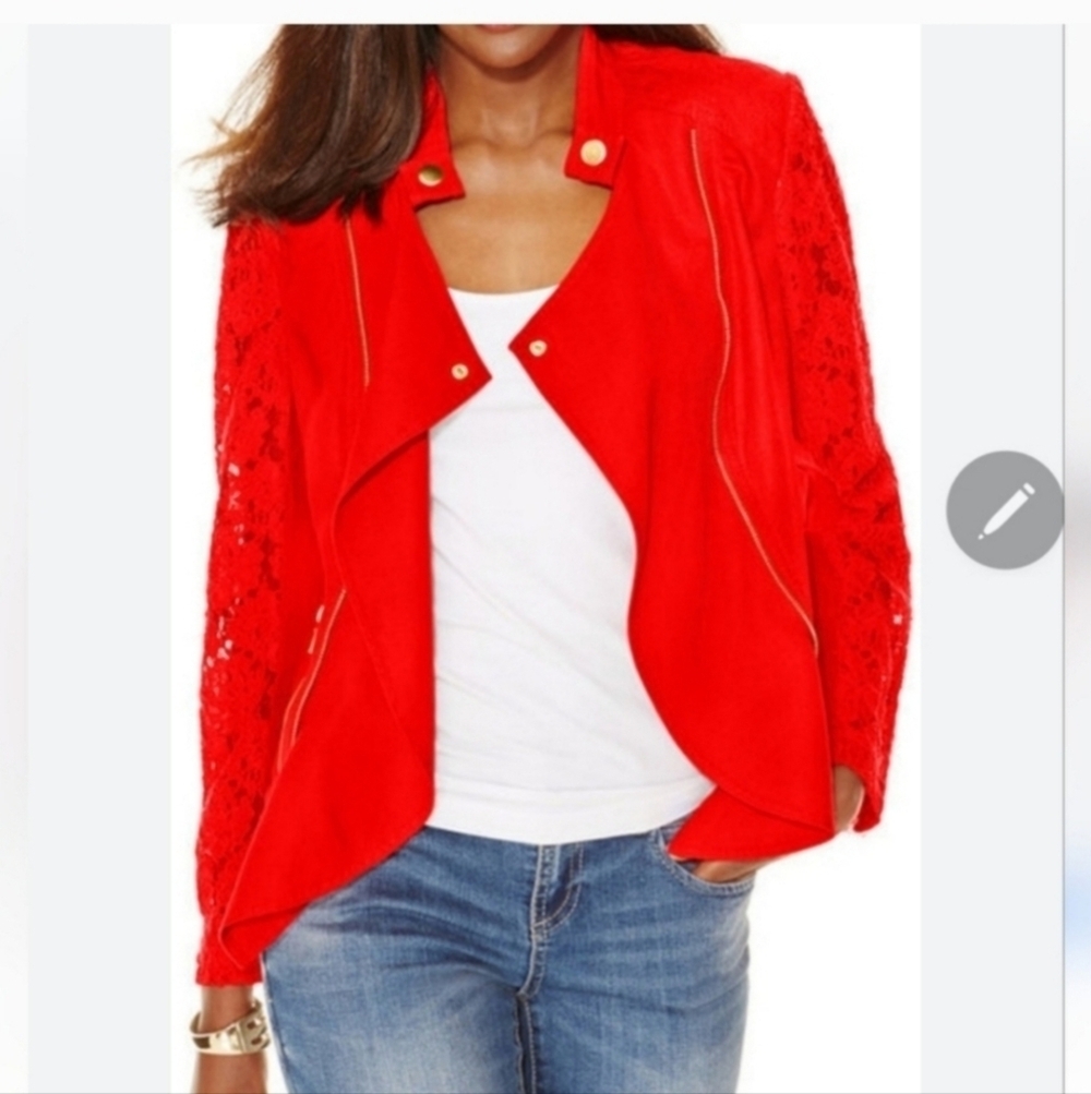 RARE Ashley stewart 18/20 lace jacket